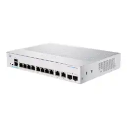 Cisco Business 350 Series 350-8P-2G - Commutateur - C3 - Géré - 8 x 10 - 100 - 1000 (PoE+) + 2 x SF... (CBS350-8P-2G-EU)_1